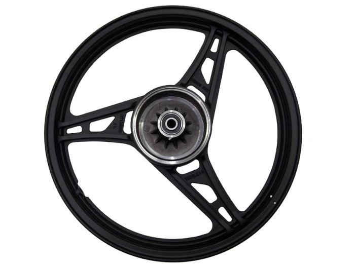Arka Jant - Çelik (1.85x18") Siyah - Mondial 125 Mc Roadracer - Görsel 1