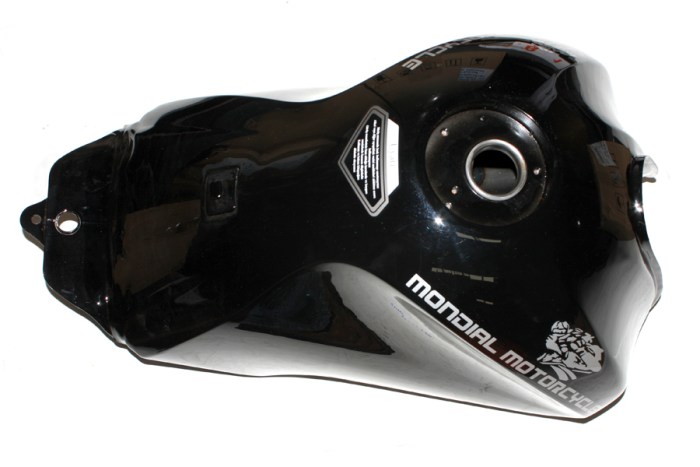 Benzin Deposu (Sıyah) - Mondial 125 Mc Roadracer - Görsel 1