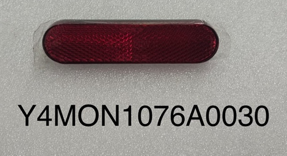 Y4MON1076A0030_001 Arka Reflektör - Mondial 125 Lungo (E5+) - Görsel 1