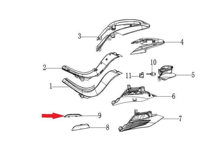 Regal Raptor DY 250 Arka Tutama Sağ - Görsel 1