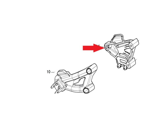 Regal Raptor DY 250 Ön Basamak Braketi Sağ - Görsel 1