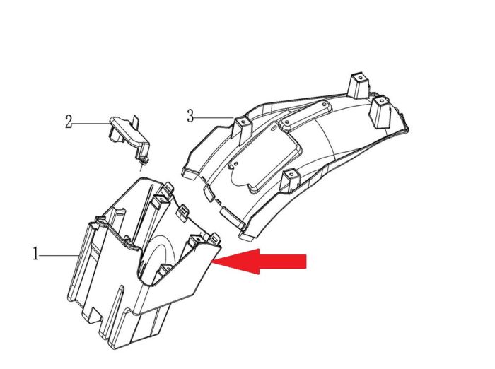 Regal Raptor DY 250 Sele Altı Akü Kabini - Görsel 1
