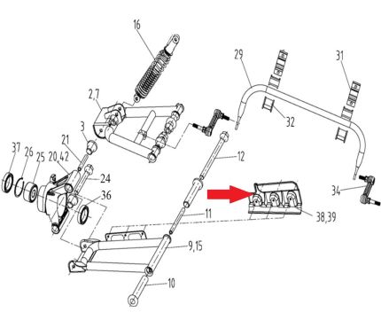 Regal Raptor Promax 500 Salıncak Koruma Demiri Sağ